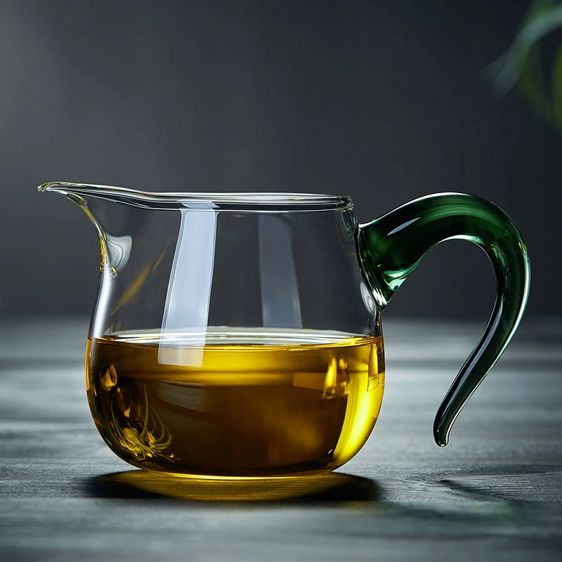 加厚玻璃公道杯耐热单个过滤日式茶具配件茶漏套装茶海茶滤分茶器
