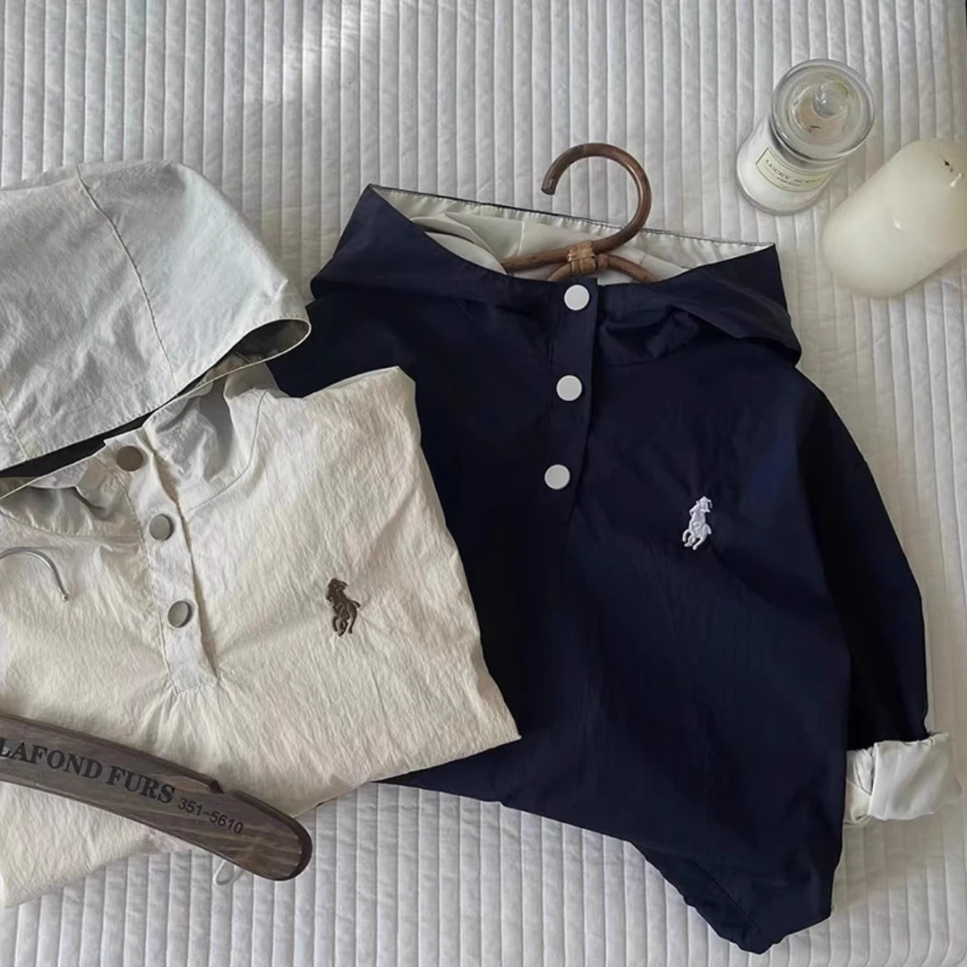 【小蛋壳穿搭专属】儿童外套2025春秋新款男女童冲锋衣宝宝连帽外套