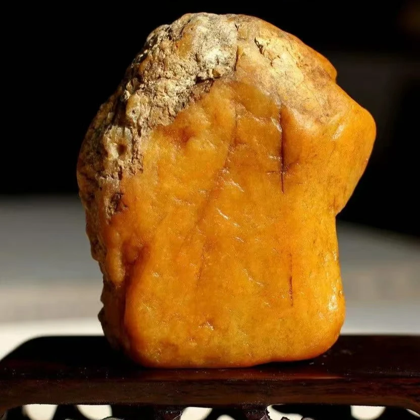 江西赣江河里的黄蜡石(直播间专用)