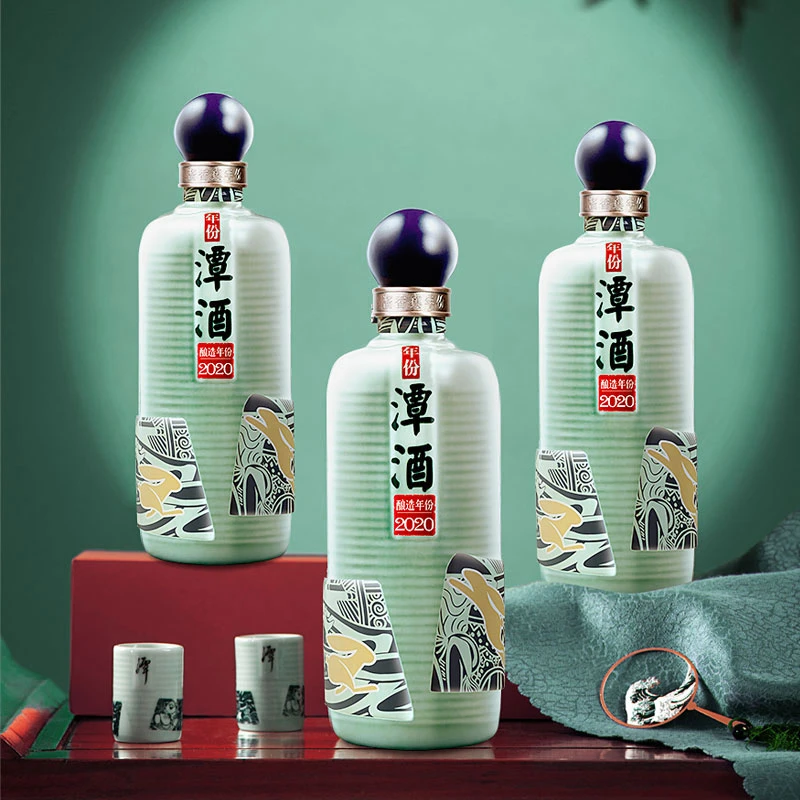 年份潭酒2020【嫡系标品】酱香型白酒单一年份单瓶装53度500ml