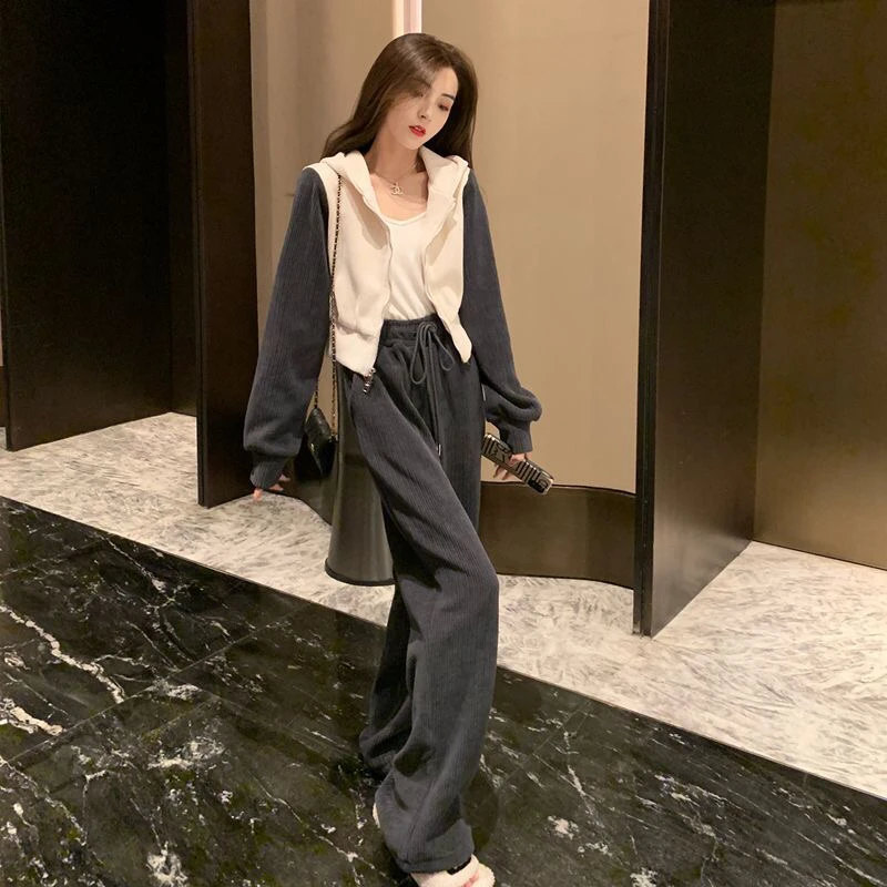 【1】2024女士棉衣套装外套流行套装外套气质