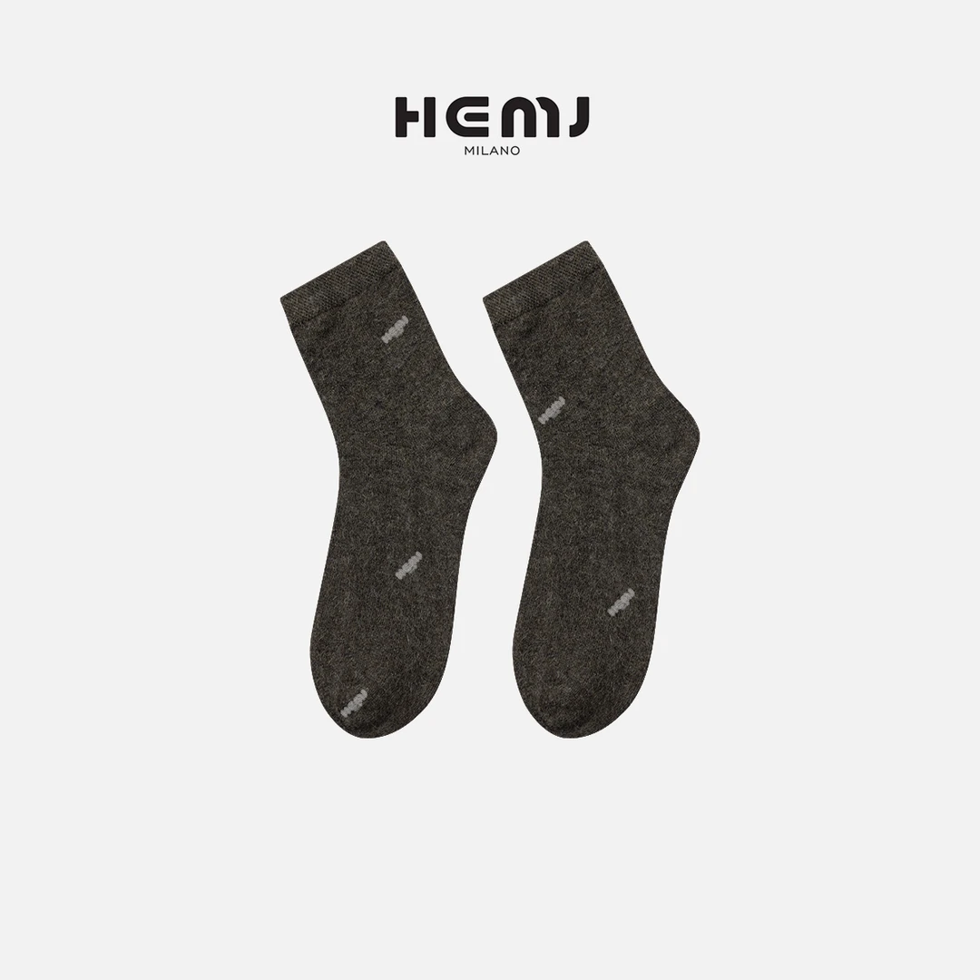 HEMJ 秋冬色系羊毛短袜 MC1D4095