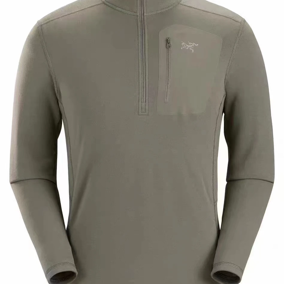 Arcteryx/始祖鸟g Rho Heavyweight Zip Neck户外半拉链抓绒衣