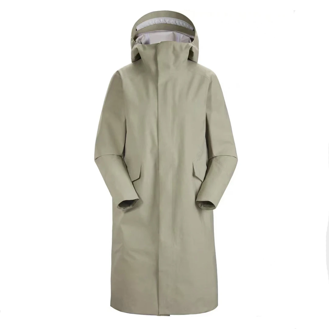 ARC‘TERYX/始祖鸟Sandra Coat 女士中长款户外硬壳连帽风衣外套