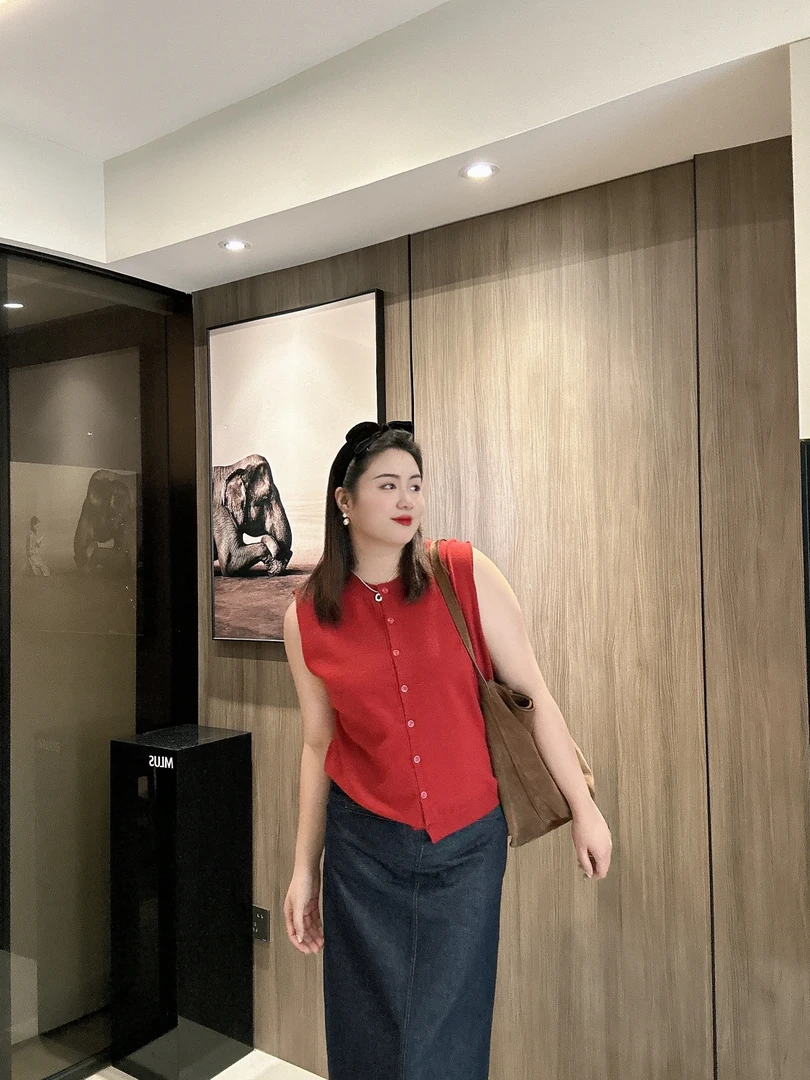 TAOJIA FAMILY【复古圆领针织马甲开衫】