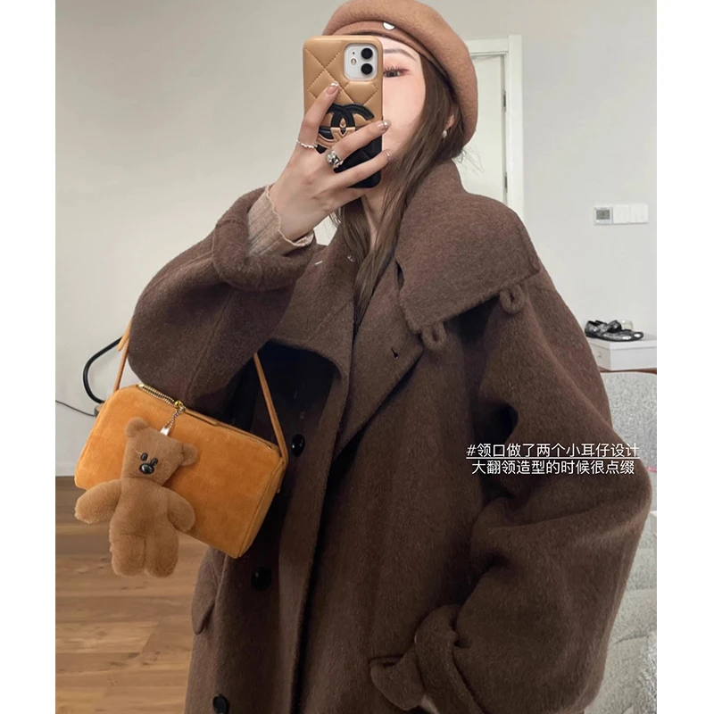 【多乐】24秋冬新款 双面大衣 女款长款