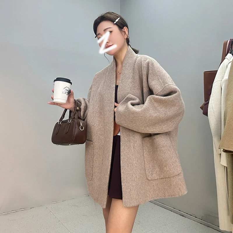 【多乐】24秋冬新款 双面大衣 短款女款