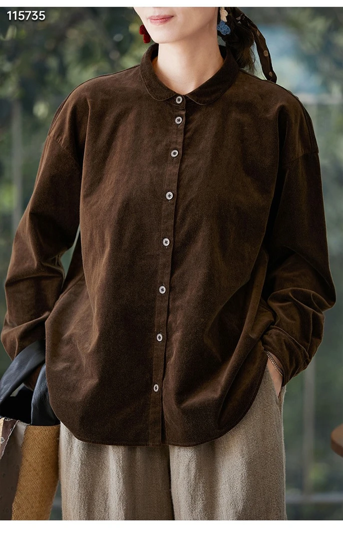 春秋冬三季可穿加厚保暖显瘦衬衫