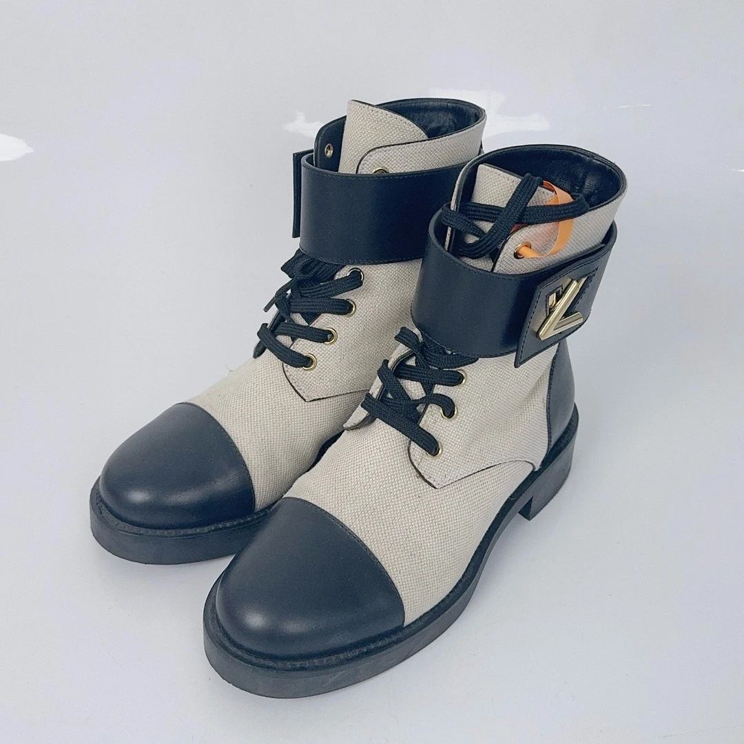 37码/LV/路易威登 马丁靴/98新/jm09306