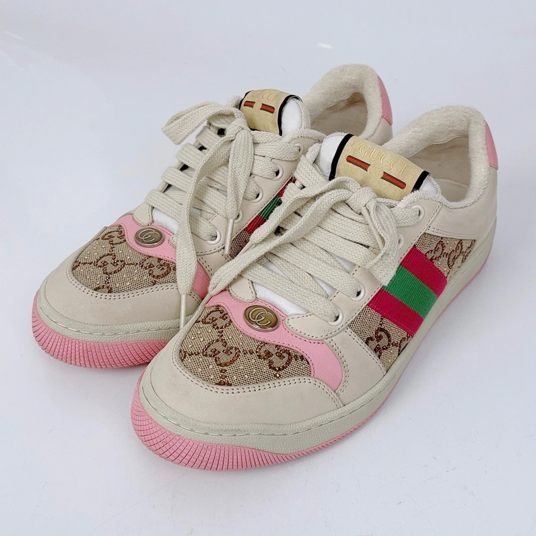 39码/Gucci/古驰 满钻小脏鞋/99新/jm09588