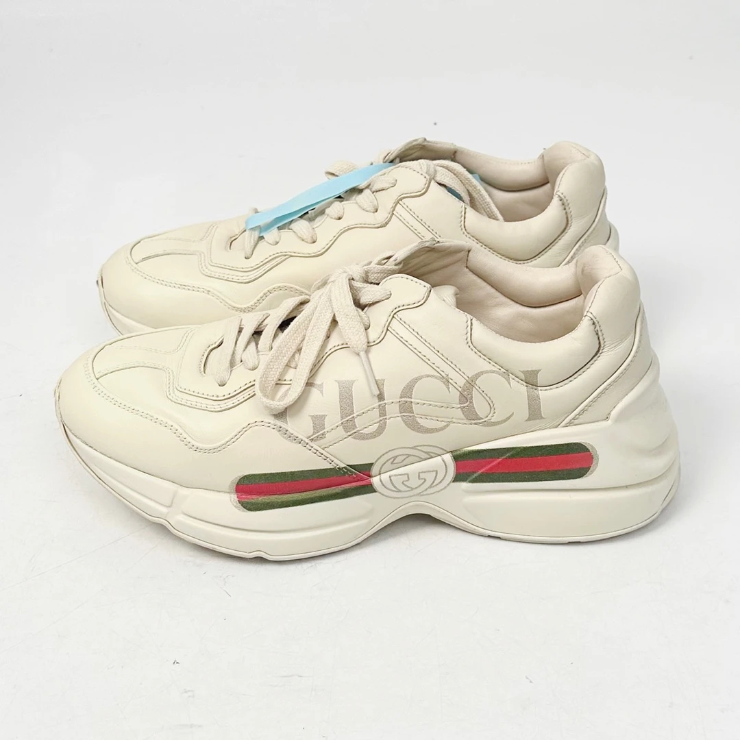 39.5码 Gucci古驰 经典腰带老爹鞋 95新 lm1042
