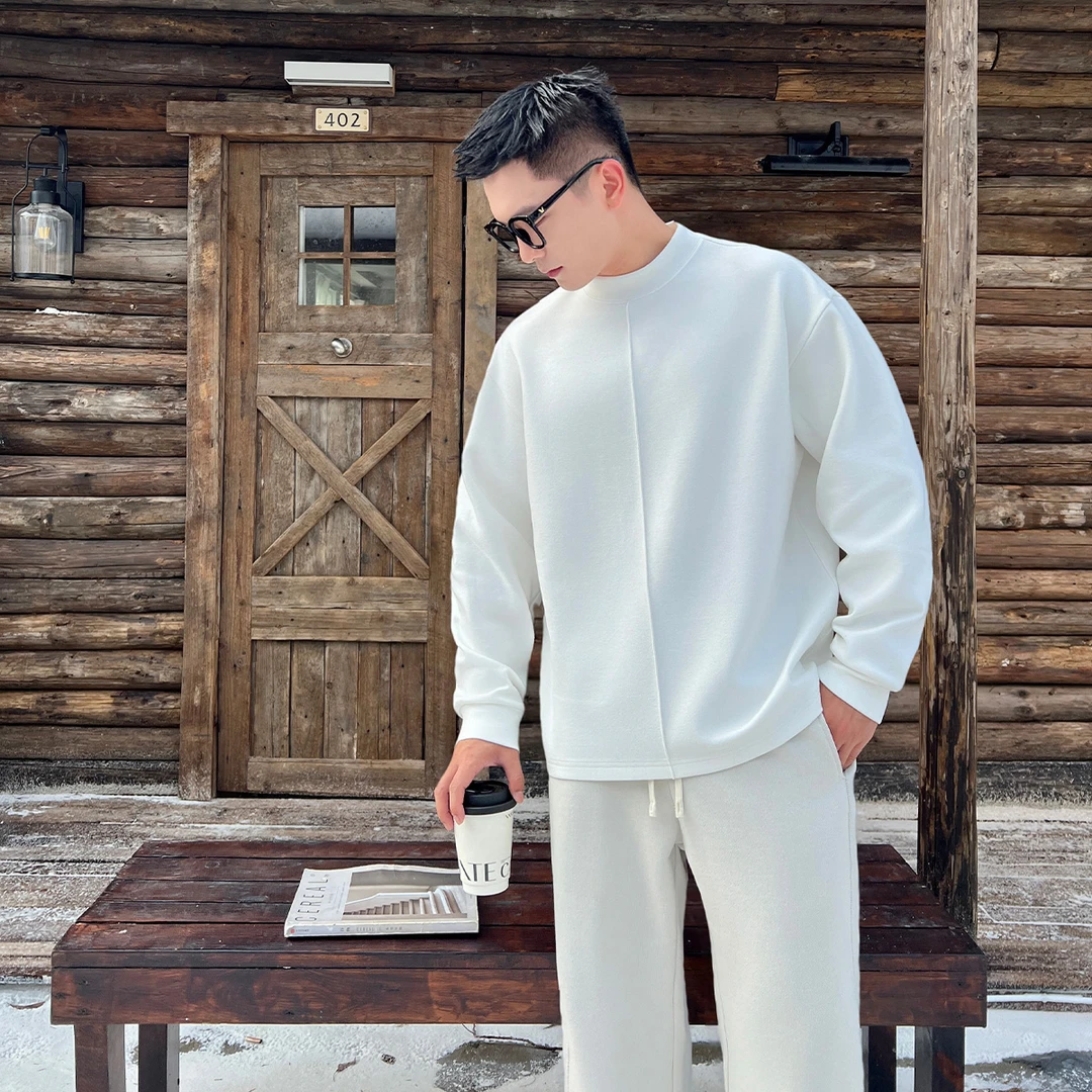 二十二号穿搭【新西兰冬日限定】冬季保暖蓄热德绒打底衫内搭T恤男