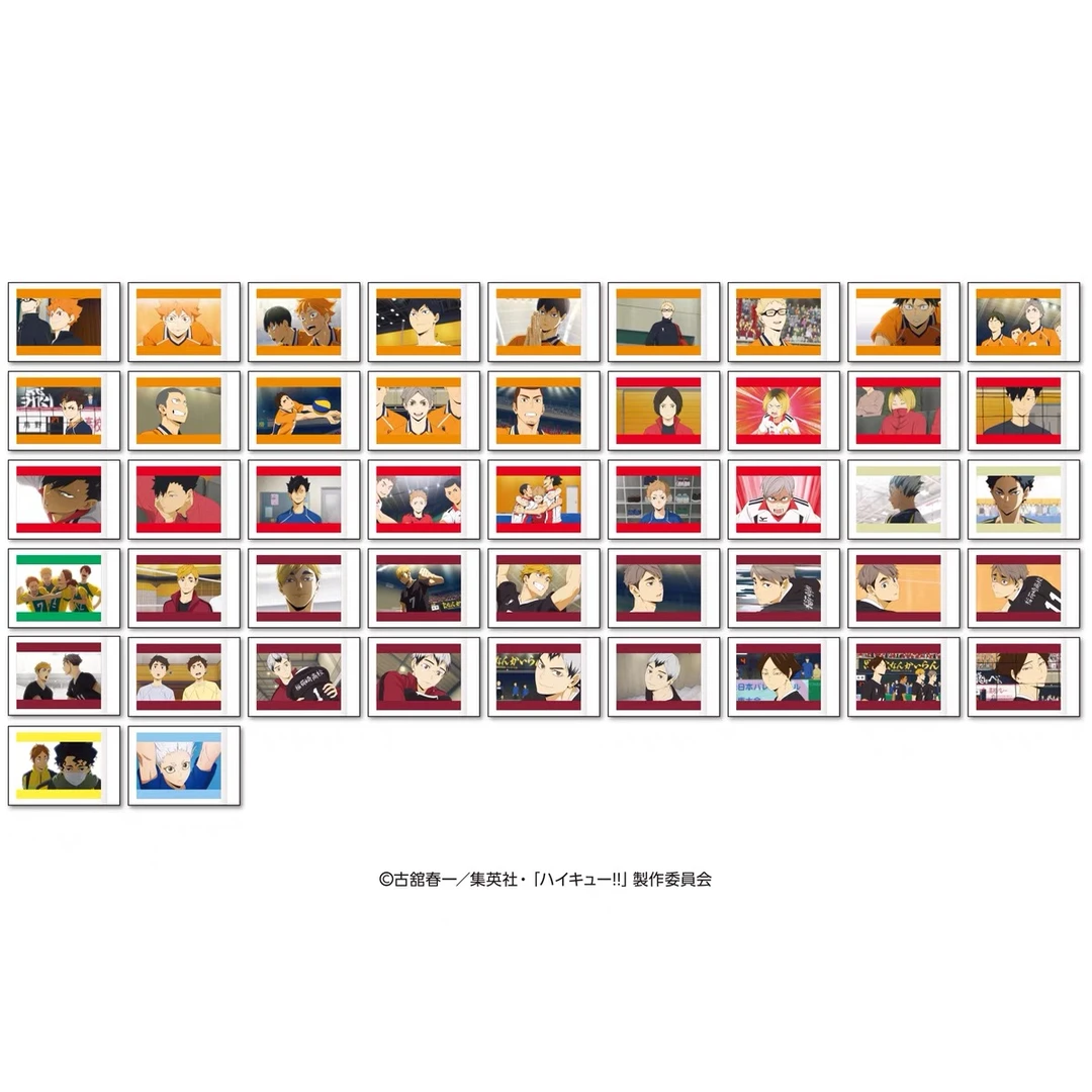 【排球少年】场面写拍立得相卡 1包3张 全45种 2弹全47种 拆卡盲盒