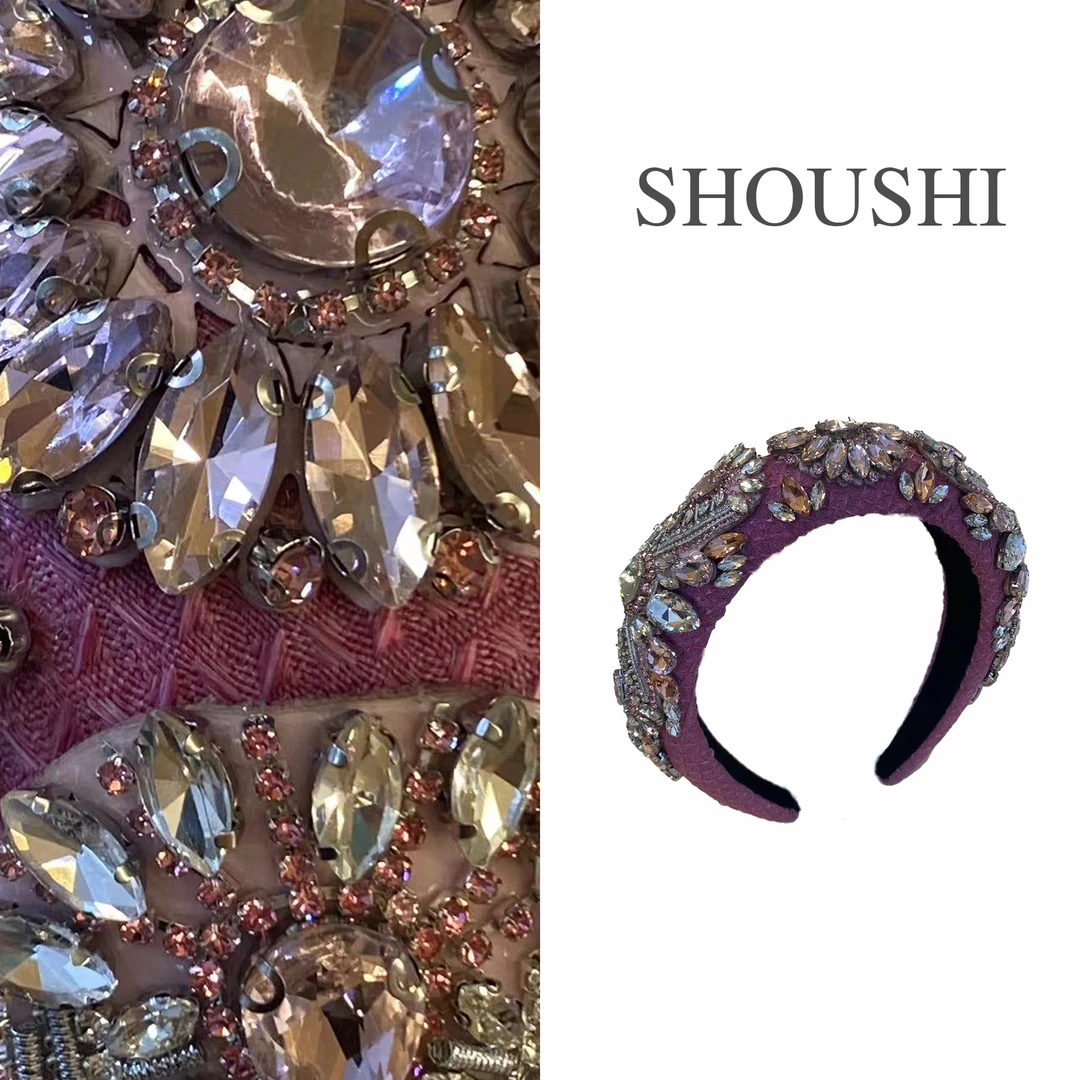 首仕【朝阳】玲姐推荐手工气质轻奢时尚百搭复古法式发箍  6198