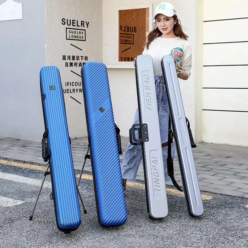 硬壳鱼竿包渔具包防水钓鱼包杆包大容量1.25米超轻多功能垂钓耐磨