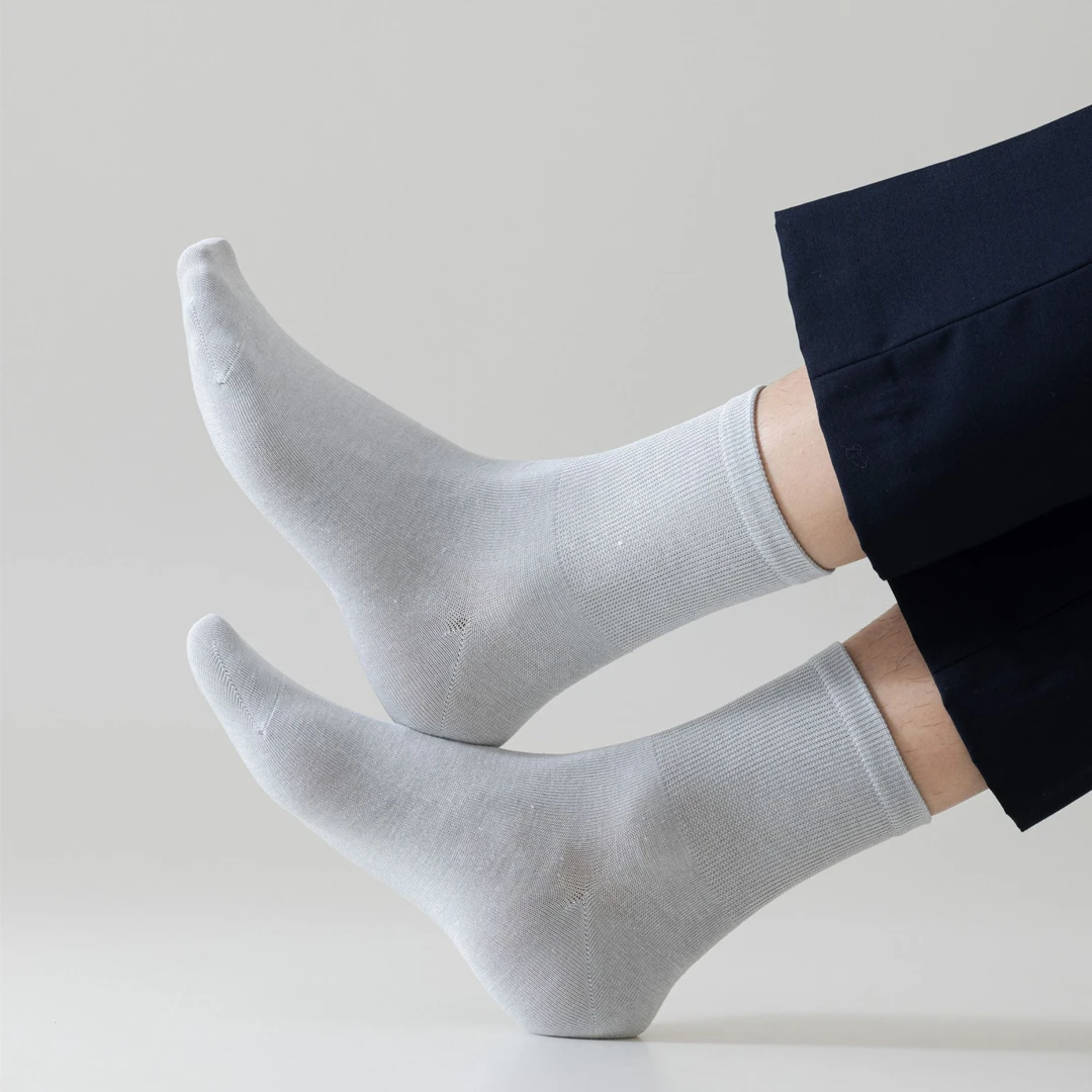7803石墨烯四季直角抗菌吸湿排汗健康袜子