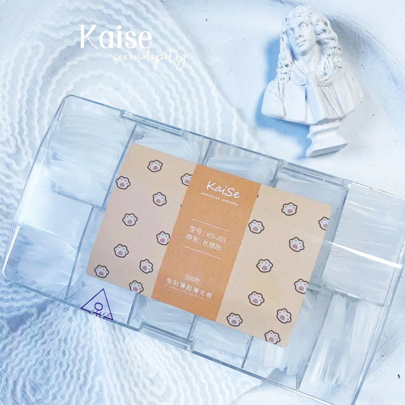 【舍下恺舍美甲专用超薄折无痕甲片补充装500片 】