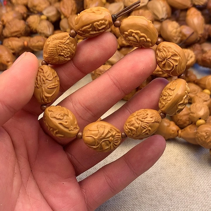 橄榄核核雕精品橄榄核手串