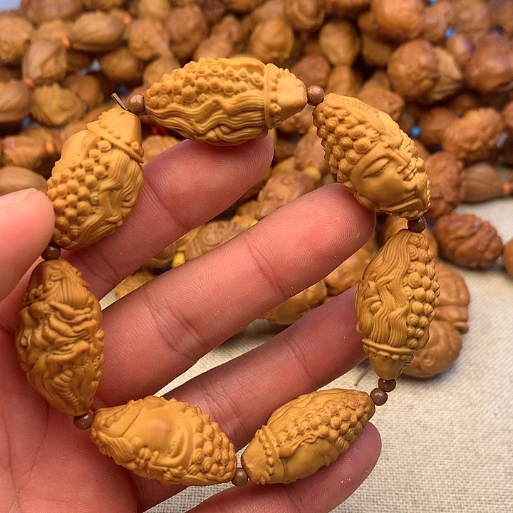 橄榄核核雕精品橄榄核手串