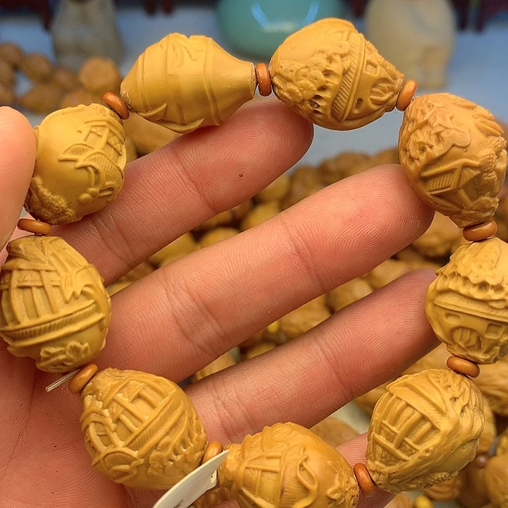 橄榄核核雕精品橄榄核手串