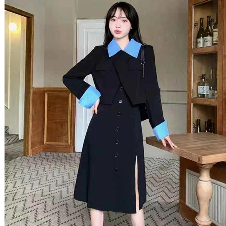 新款女士大码两件套时尚减龄洋气