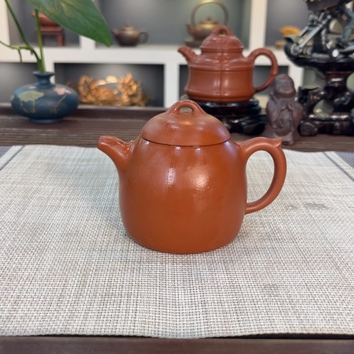 紫砂茶壶秦权小红泥