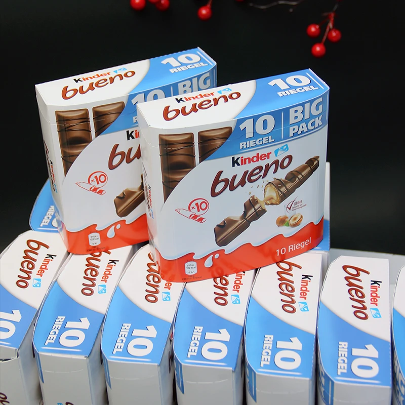 德国进口Kinder健达缤纷乐巧克力夹心威化棒网红牛奶巧克力棒