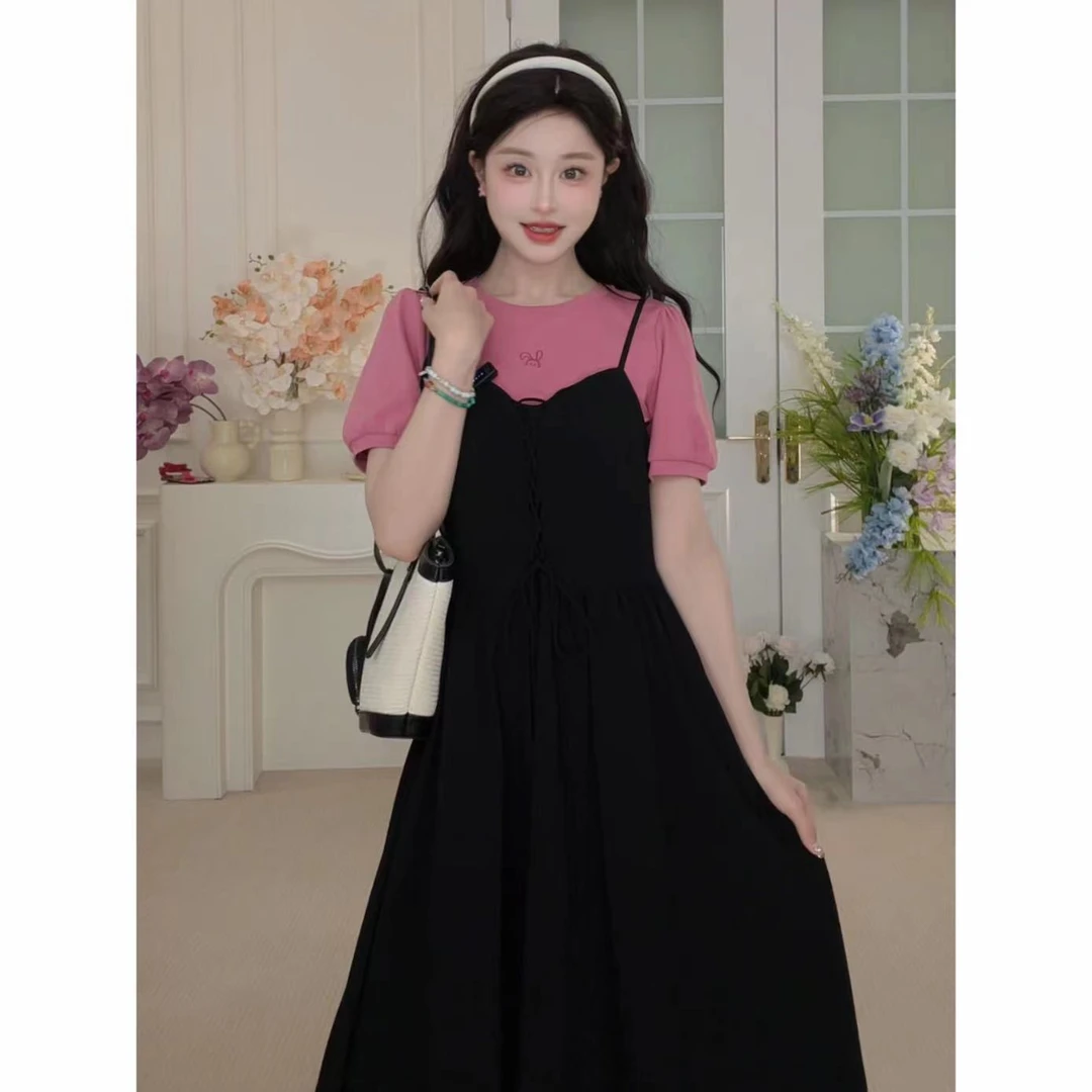 【现货】茉茉 夏季显瘦时尚吊带裙QYM002119