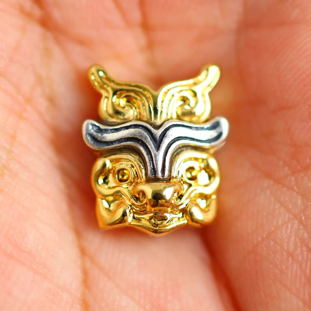 合金吊坠 金色文玩星月菩提柏香籽菩提腰珠隔珠散珠diy配饰