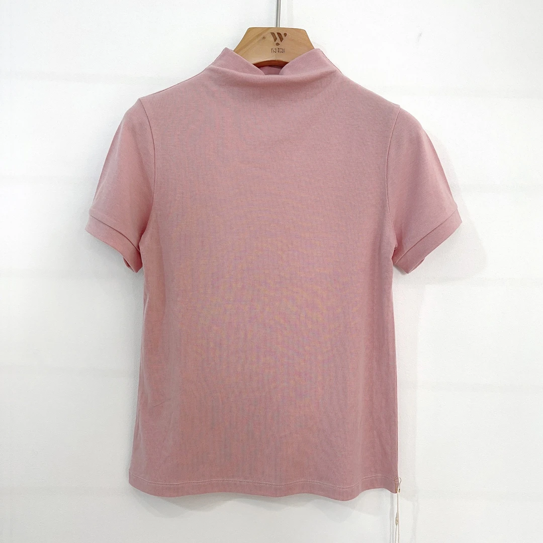 【钱老板粉丝专享】新款高领修身弹力打底衫T恤F29224