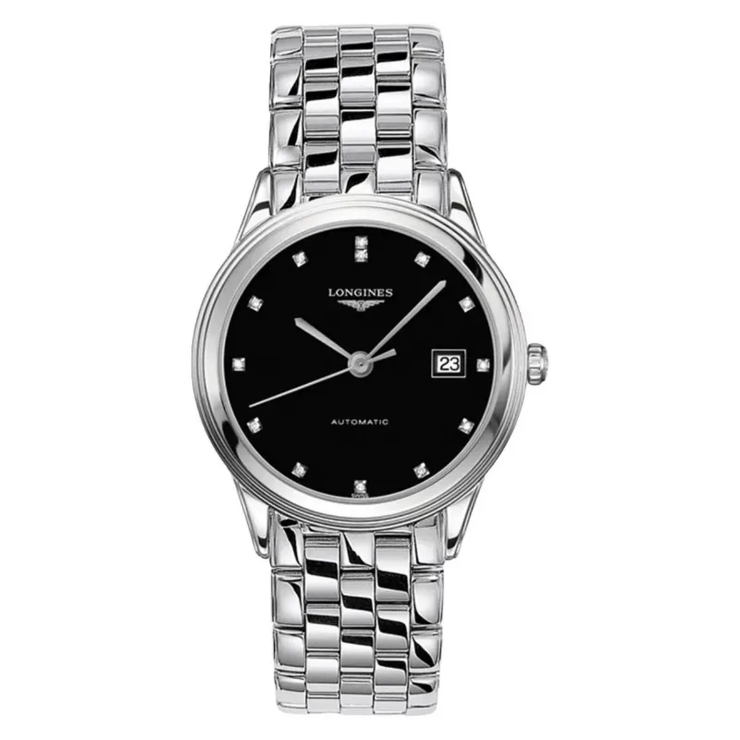 99新 Longines/浪琴 军旗974/38.5全自动机械瑞士名表