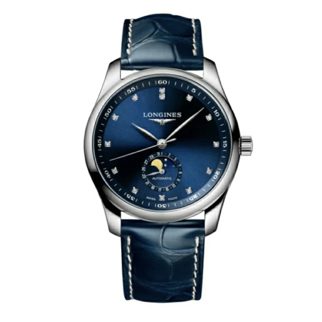 99新 Longines/浪琴 名匠909/40自动机械/瑞士名表男士经典气质