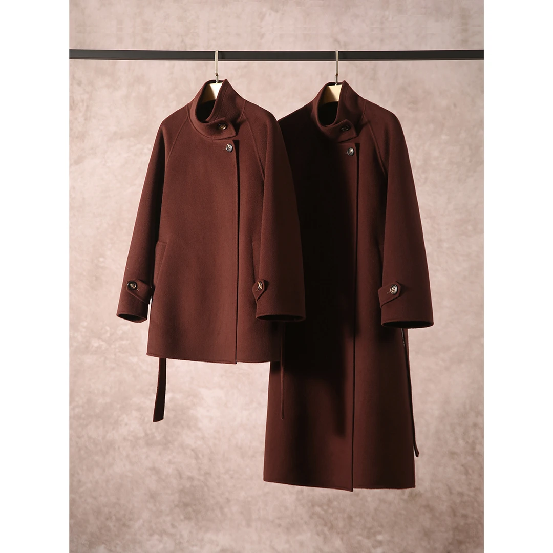 主播自留 继承者大衣｜羊毛立领双面呢常规/长款双版本大衣