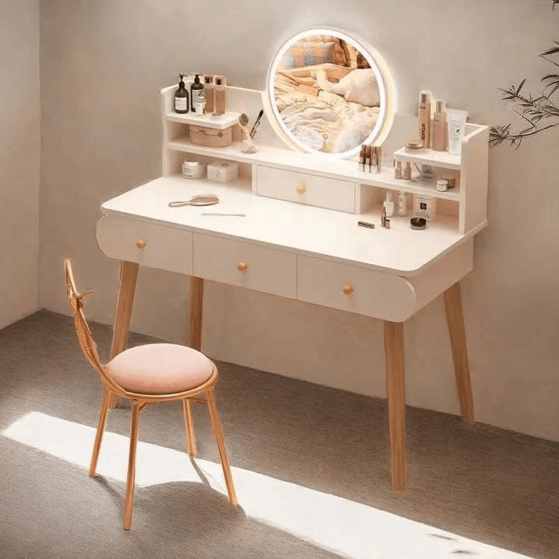 【小扬哥推荐】梳妆台现代简约卧室化妆桌小户型高级感网红少女2023