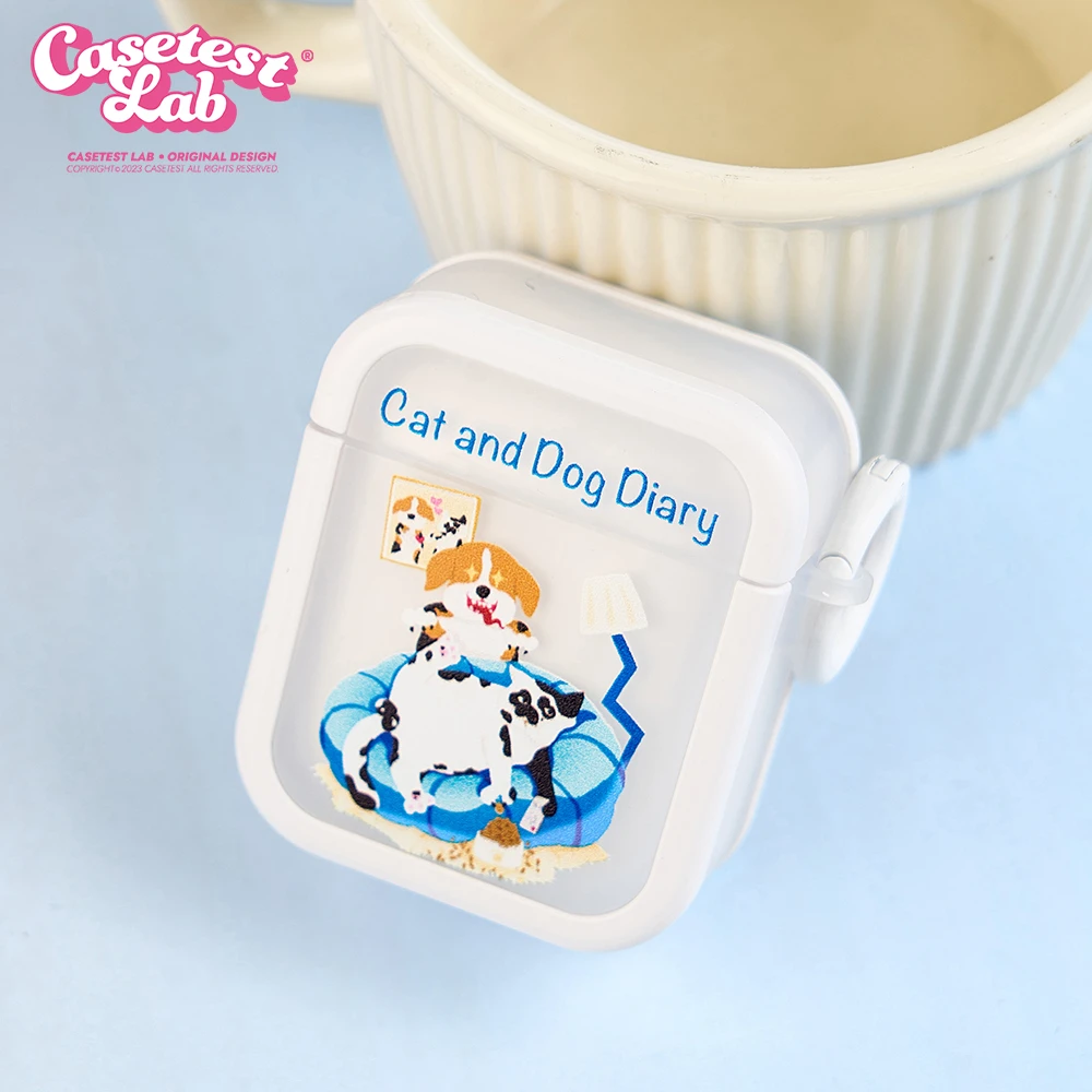 壳试验好朋狗耳机壳适用airpods3代pro耳机套1/2代新款pro2卡通