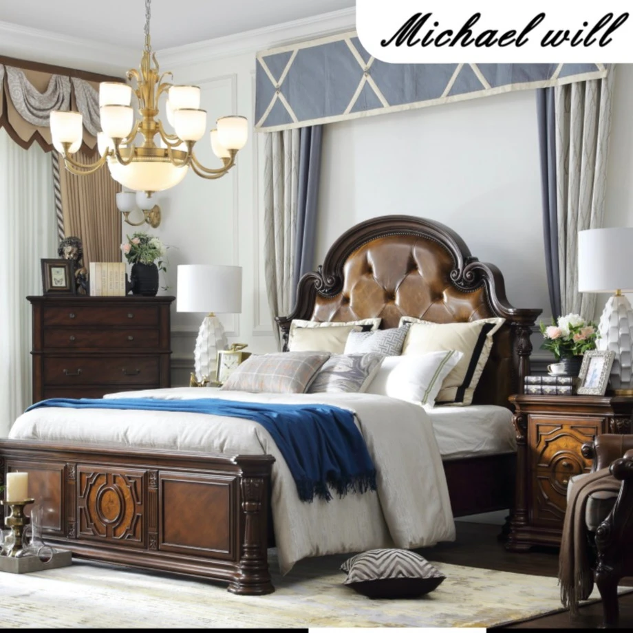 Michael will迈克威尔高端美式家具记忆古罗马系列皇后床大床古典