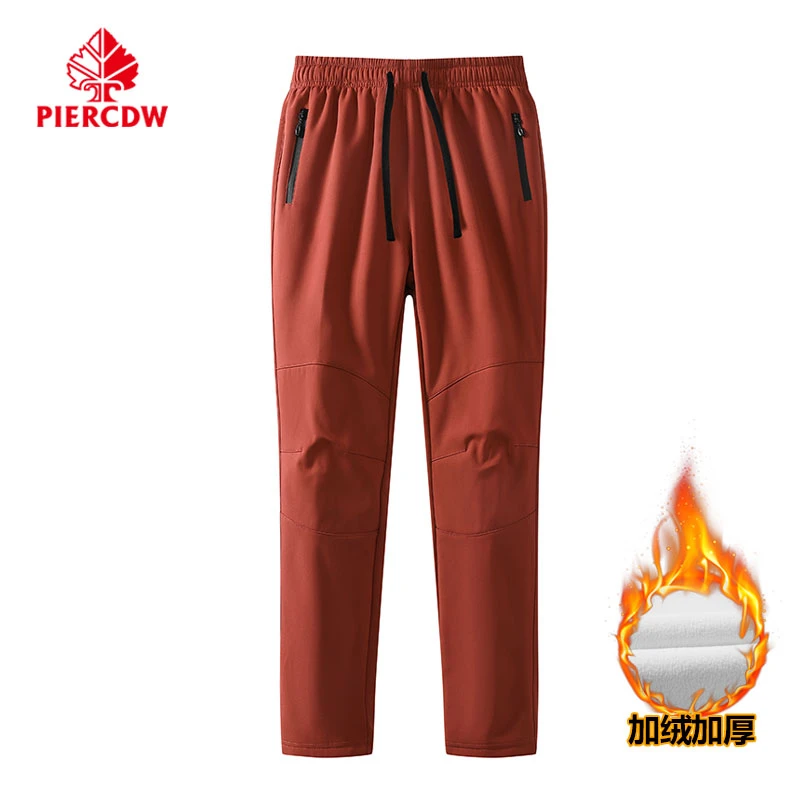 『PIERCDW帕瑞萨』户外休闲运动冲锋裤女2024加绒加厚石墨烯长裤男