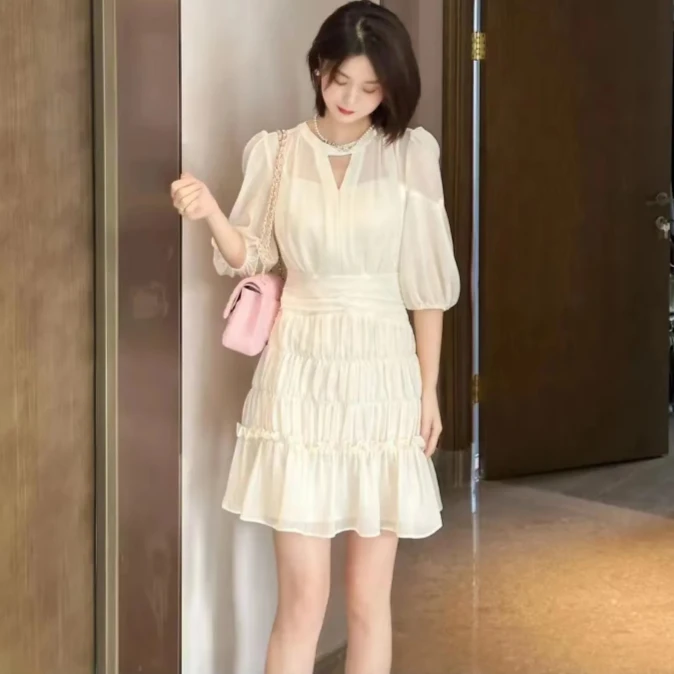 清仓乱卖女装连衣裙夏季气质时尚收腰修身裙子