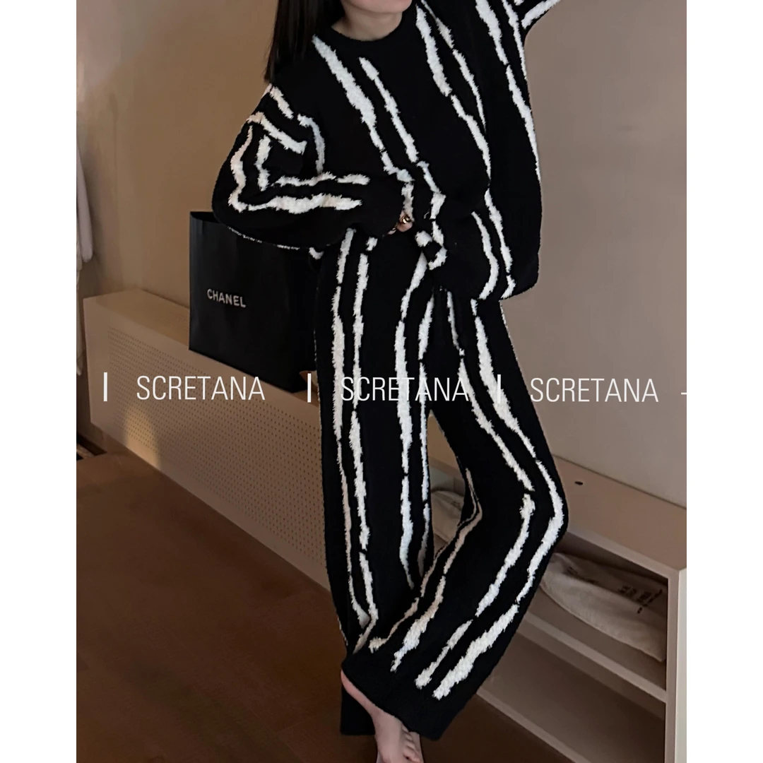 SCRETANA/安娜的秘密冬日安影冬季简约家居服睡衣SN160