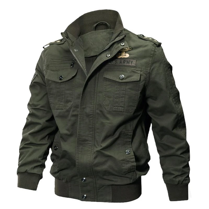 高端2024新款特战服特种兵飞行员夹克美国空军德国军装外套男装潮
