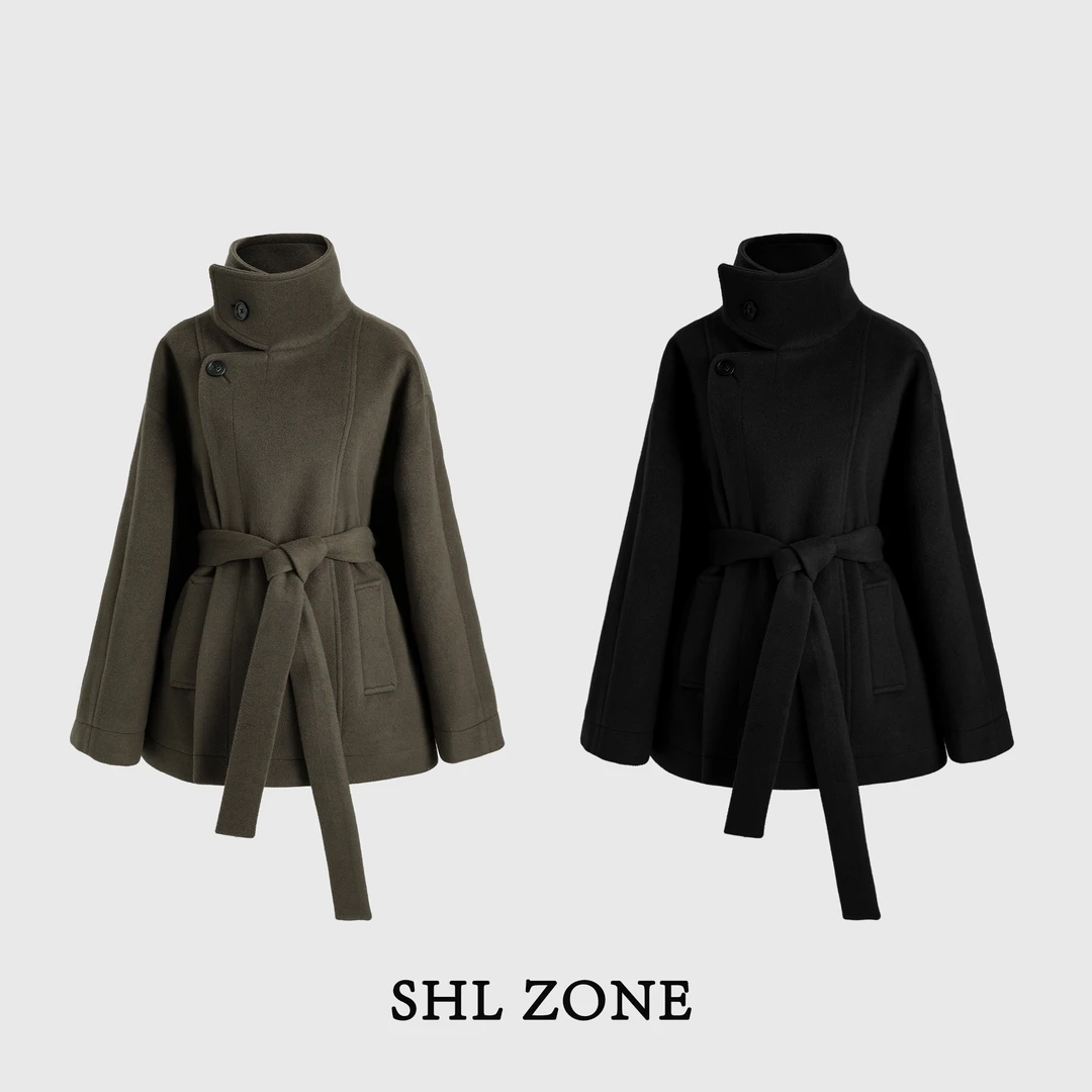 舒胡蕾 冬日宿命 加棉款大衣外套时尚百搭气质显瘦复古名媛