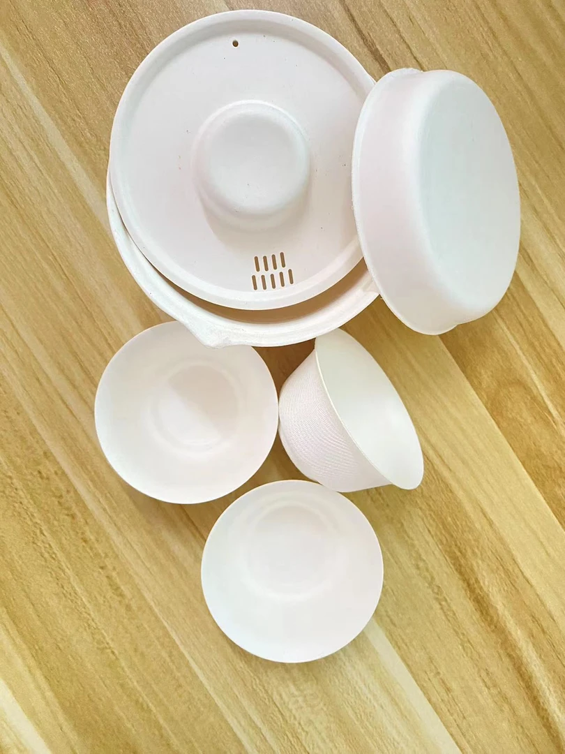 华韵江南邮选茶具便携泡茶甘蔗纤维一次性茶具出差旅行套装杯子