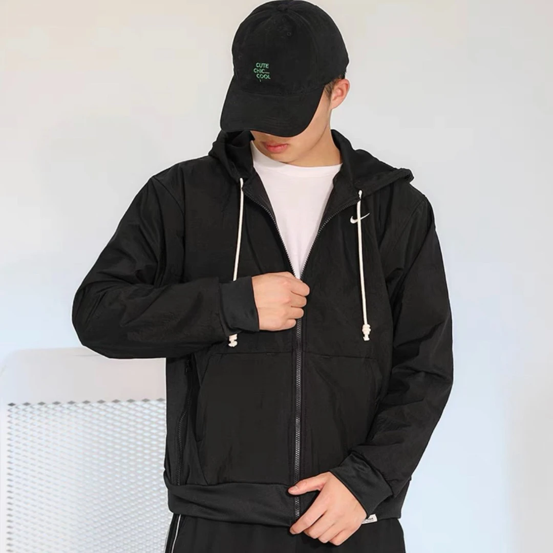 Nike/耐克男子训练运动休闲加绒连帽夹克防风外套 CK6806-010男士