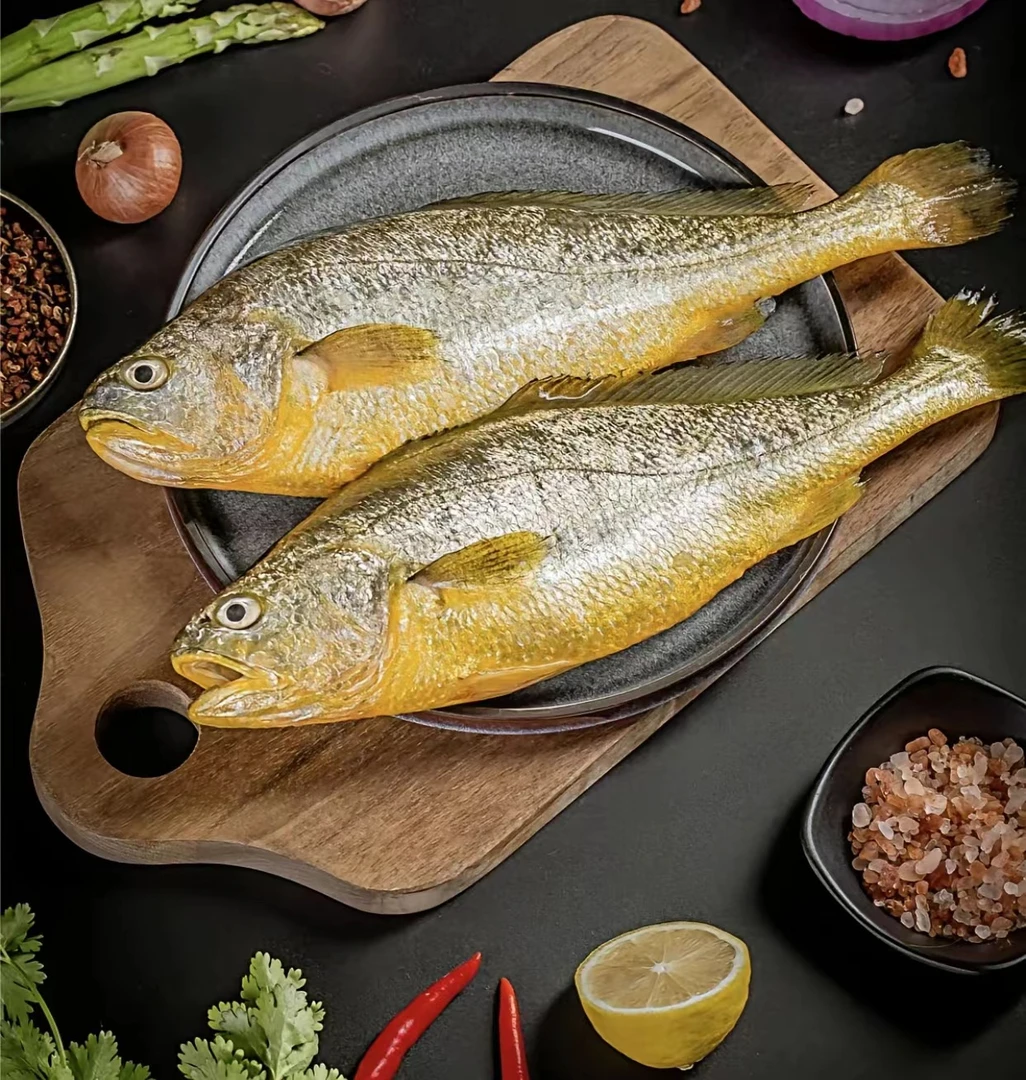 新鲜大号黄花鱼(大小混发，顺丰快递包邮）