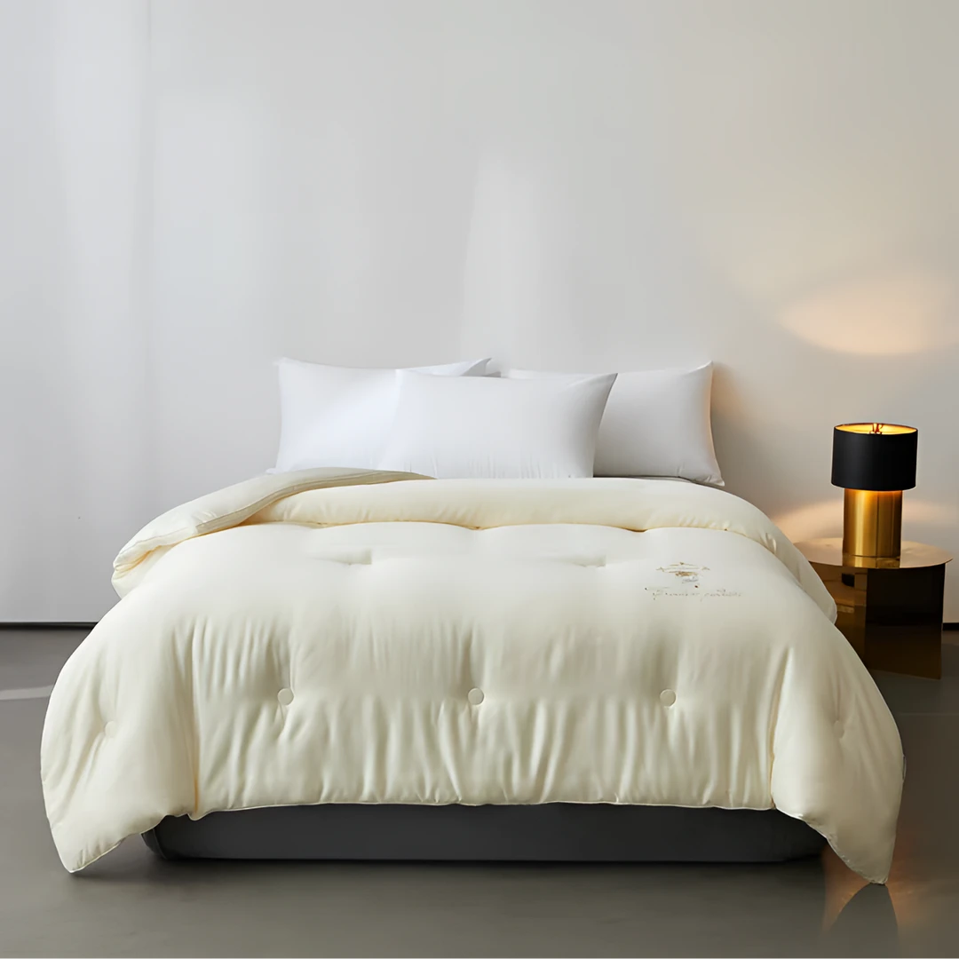 春秋被  沃尔德伯瑞斯大豆-白 单/双/加大 高档被芯透气保暖