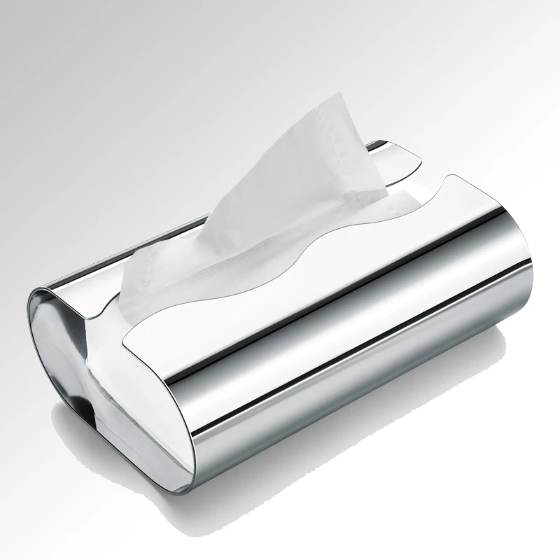 北欧轻奢简约创意不锈钢客厅家用抽纸盒茶几餐厅抽纸巾盒立式摆件