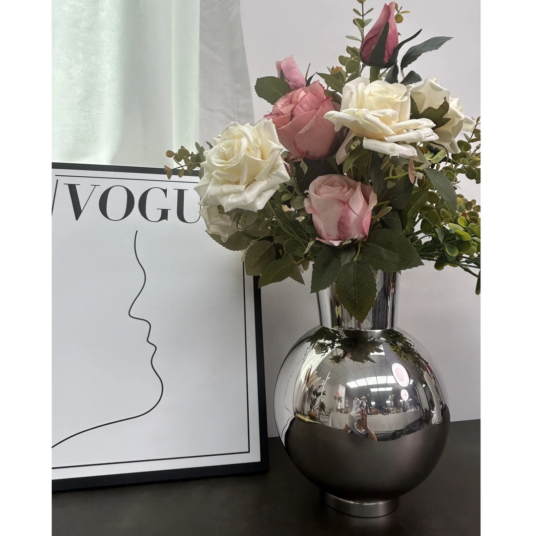 轻奢北欧家居简约花瓶客厅餐桌摆件插花陶瓷ins乔迁礼