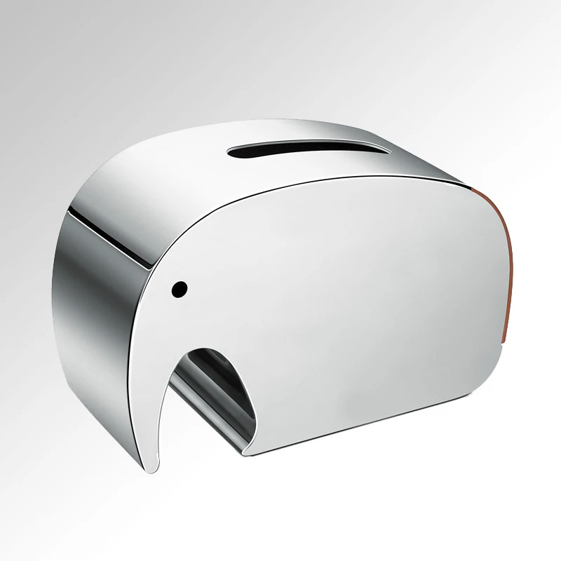 轻奢不锈钢储物创意纸巾盒高档大气家居摆件礼品抽纸盒客厅