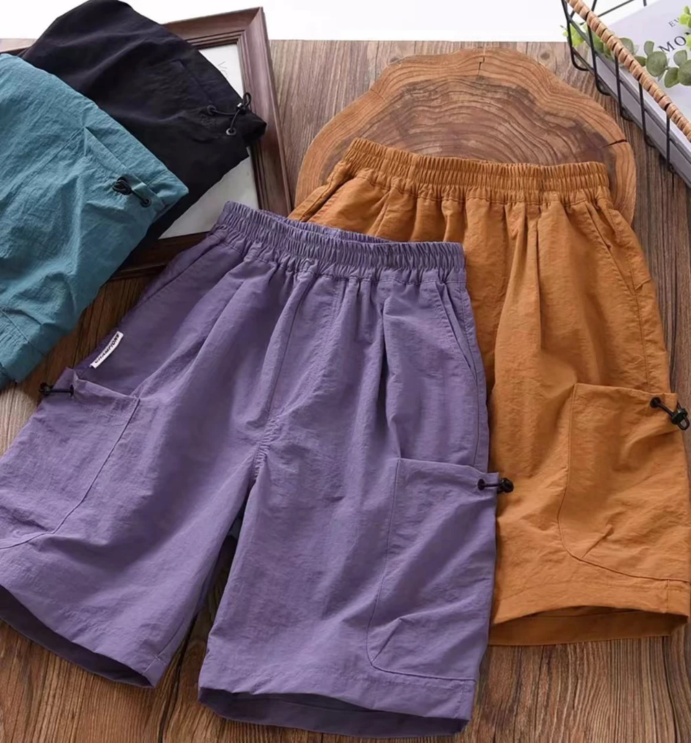 男童速干短裤薄款2024夏季新款中大童五分裤儿童夏装裤子外穿中裤