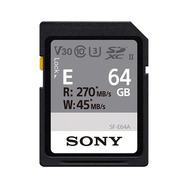 Sony/索尼相机 微单相机 索尼原装SD内存卡 E系列（270M/S)